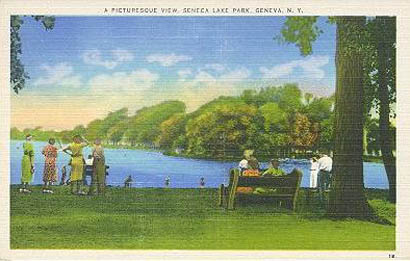 A Picturesque View, Seneca Lake Park, Geneva NY