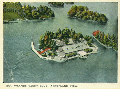 1000 Islands Yacht Club Aeroplane View