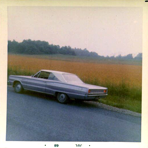 1966 Dodge Coronet at dawn